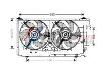 Větrák, chlazení motoru AVA Clever Choice CN7516