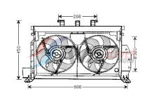 Větrák, chlazení motoru AVA Clever Choice CN7521