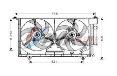 Větrák, chlazení motoru AVA Clever Choice CN7525