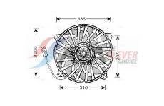 Větrák, chlazení motoru AVA Clever Choice PE7529