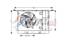 Větrák, chlazení motoru AVA Clever Choice CN7537