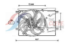 Větrák, chlazení motoru AVA Clever Choice CN7550