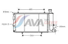 Chladič, chlazení motoru AVA Clever Choice CNA2033
