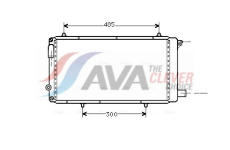 Chladič, chlazení motoru AVA Clever Choice CNA2073