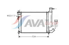 Chladič, chlazení motoru AVA Clever Choice CNA2154
