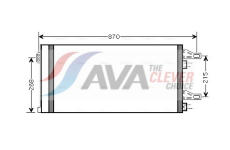 Kondenzátor, klimatizace AVA Clever Choice CNA5246D