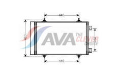 Kondenzátor, klimatizace AVA Clever Choice CNA5263D