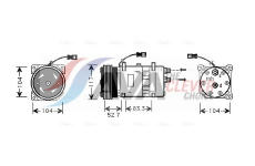 Kompresor, klimatizace AVA Clever Choice CNAK222