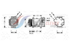 Kompresor, klimatizace AVA Clever Choice CNAK238