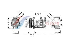Kompresor, klimatizace AVA Clever Choice CNAK242