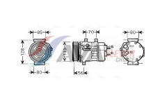 Kompresor, klimatizace AVA Clever Choice CNAK253