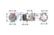 Kompresor, klimatizace AVA Clever Choice CNAK255