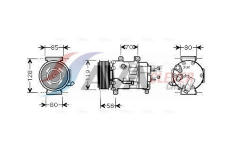 Kompresor, klimatizace AVA Clever Choice CNAK256