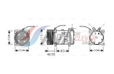 Kompresor, klimatizace AVA Clever Choice CPAK010