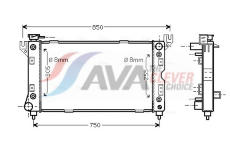 Chladič, chlazení motoru AVA Clever Choice CR2029