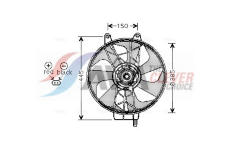 Větrák, chlazení motoru AVA Clever Choice CR7506