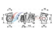 Kompresor, klimatizace AVA Clever Choice CRAK128