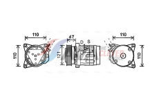 Kompresor, klimatizace AVA Clever Choice CTK036