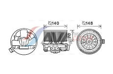 vnitřní ventilátor AVA Clever Choice DA8010