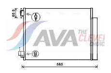 Kondenzátor, klimatizace AVA Clever Choice DAA5011D