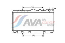 Chladič, chlazení motoru AVA Clever Choice DN2114