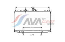 Chladič, chlazení motoru AVA Clever Choice DN2215