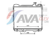 Chladič, chlazení motoru AVA Clever Choice DN2348