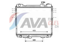 Chladič, chlazení motoru AVA Clever Choice DN2418