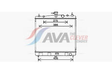 Chladič, chlazení motoru AVA Clever Choice DN2454