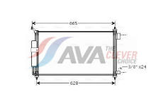 Kondenzátor, klimatizace AVA Clever Choice DN5251D