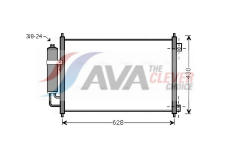 Kondenzátor, klimatizace AVA Clever Choice DN5328D