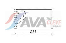 Výměník tepla, vnitřní vytápění AVA Clever Choice DN6373