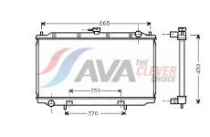 Chladič, chlazení motoru AVA Clever Choice DNA2179