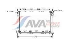 Chladič, chlazení motoru AVA Clever Choice DNA2261