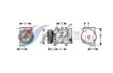 Kompresor, klimatizace AVA Clever Choice DNAK259