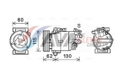 Kompresor, klimatizace AVA Clever Choice DNAK390