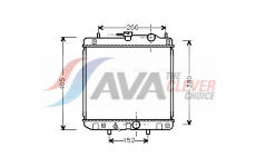 Chladič, chlazení motoru AVA Clever Choice DU2035
