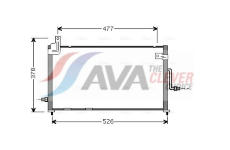 Kondenzátor, klimatizace AVA Clever Choice DW5044