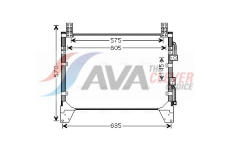 Kondenzátor, klimatizace AVA Clever Choice DW5083
