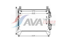 Kondenzátor, klimatizace AVA Clever Choice DW5142