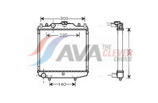 Chladič, chlazení motoru AVA Clever Choice DWA2051