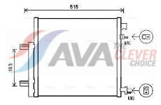 Kondenzátor, klimatizace AVA Clever Choice DWA5140D