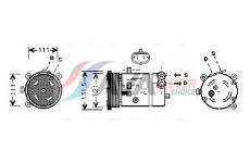 Kompresor, klimatizace AVA Clever Choice DWAK038