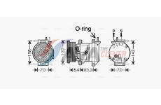 Kompresor, klimatizace AVA Clever Choice DWAK071