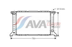 Chladič, chlazení motoru AVA Clever Choice FD2169