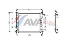 Chladič, chlazení motoru AVA Clever Choice FD2257