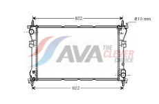 Chladič, chlazení motoru AVA Clever Choice FD2320