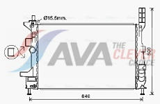 Chladič, chlazení motoru AVA Clever Choice FD2602