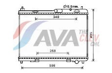 Chladič, chlazení motoru AVA Clever Choice FD2605