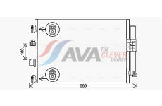 Kondenzátor, klimatizace AVA Clever Choice FD5654D